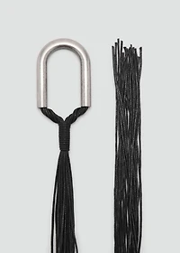 Rope belt with buckle