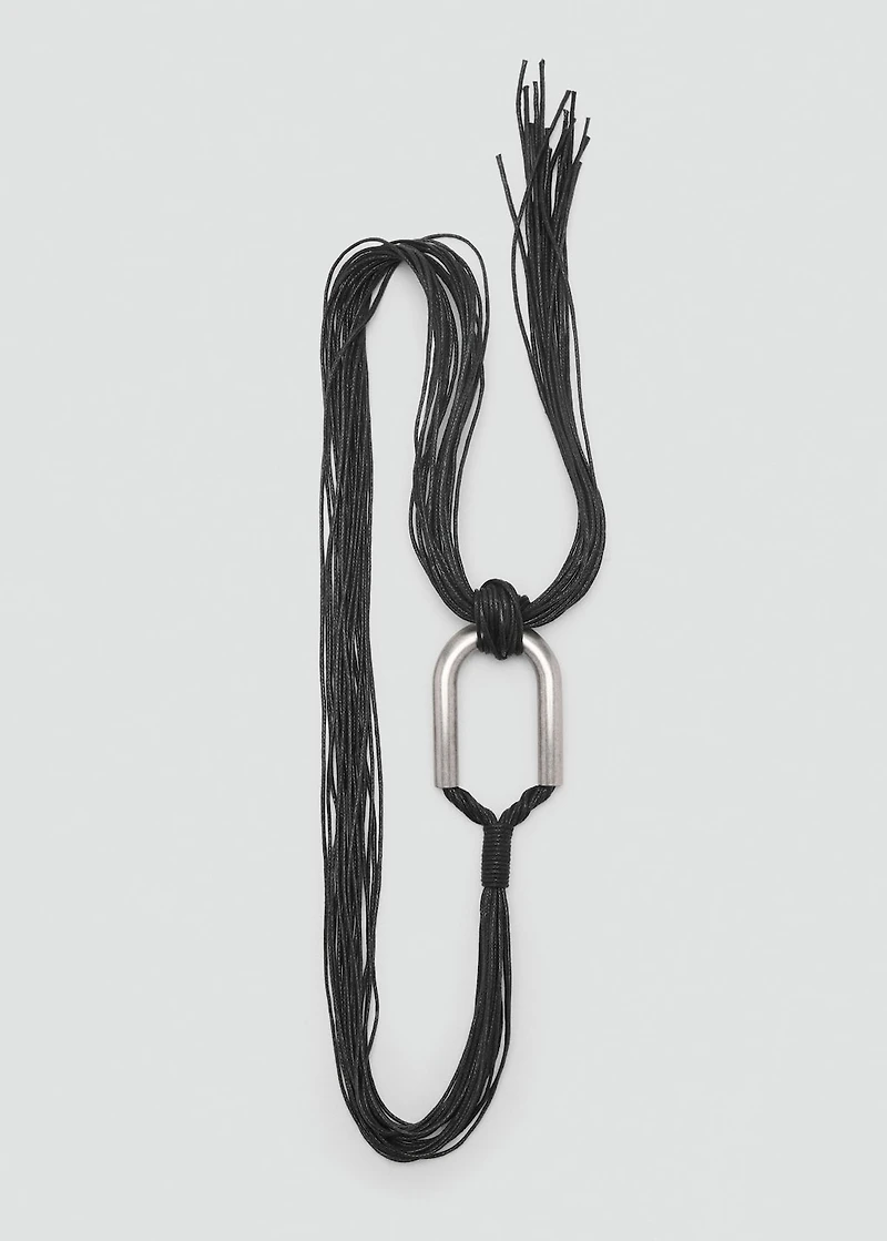 Rope belt with buckle