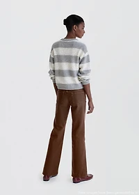 Knit striped sweater