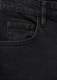 High-waisted wide-leg jeans