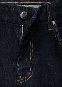 Violet flared high-rise jeans