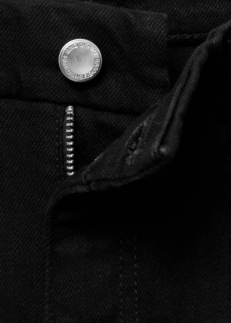 Violet flared high-rise jeans