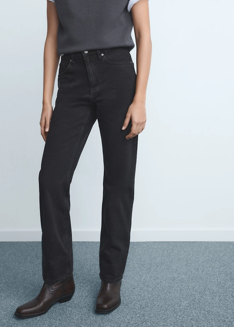 Matilda medium-rise straight-fit jeans