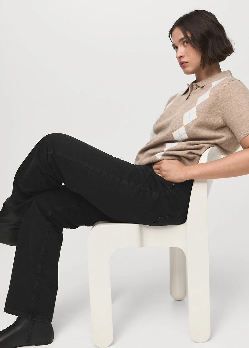 Matilda medium-rise straight-fit jeans