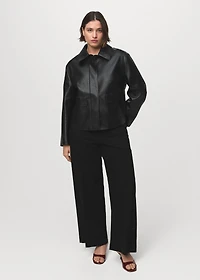 Wide-leg jeans with pockets