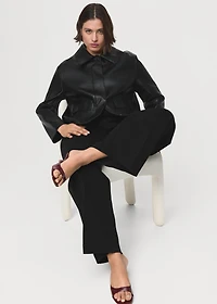 Wide-leg jeans with pockets