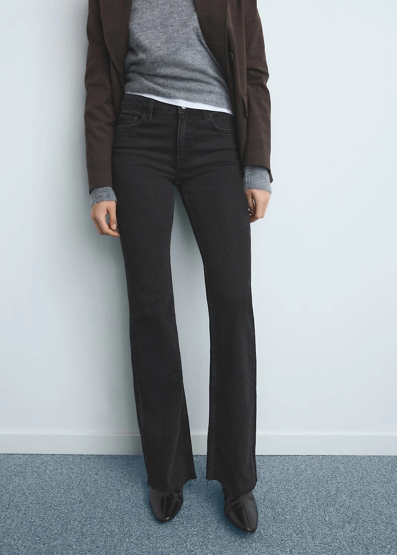 Fiona flared mid-rise jeans