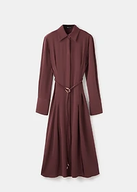 Belt shirt dress
