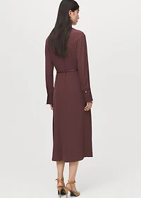 Belt shirt dress