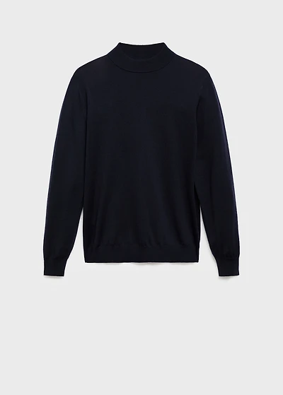 100% merino wool turtleneck sweater