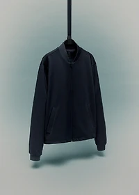 Comfort stretch zip-up hoodie