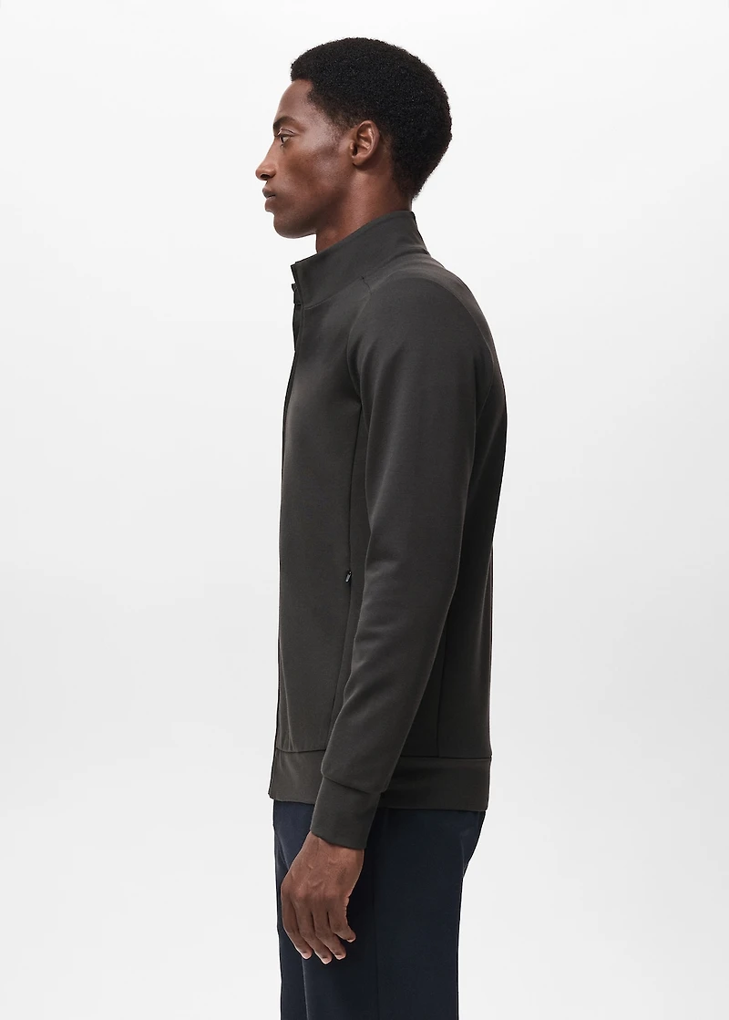Regular-fit technical sweatshirt