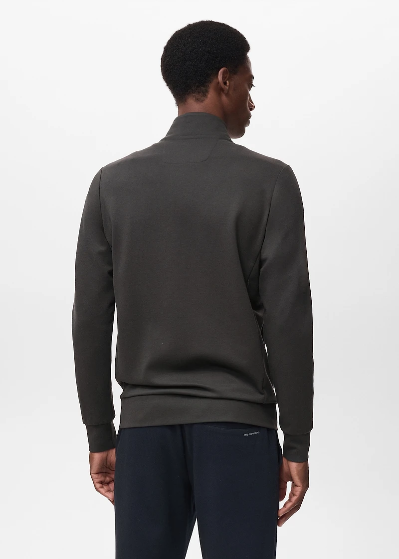 Regular-fit technical sweatshirt