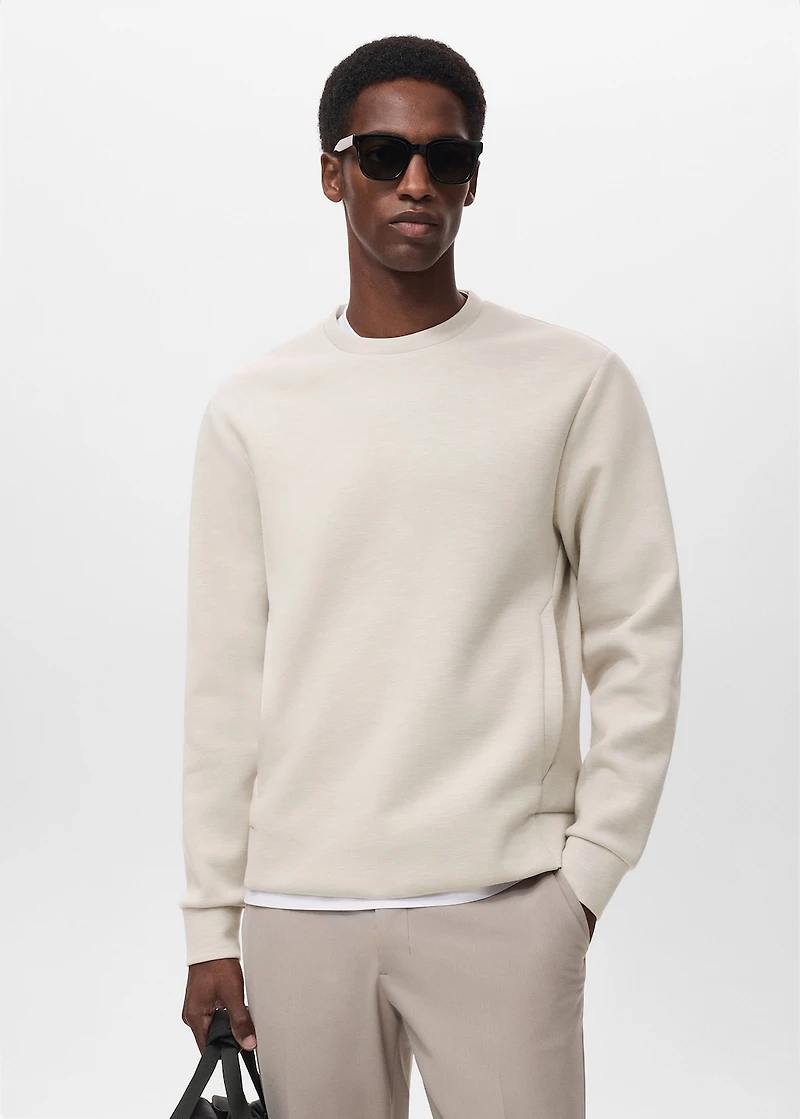 Regular-fit Thermolite® sweatshirt with pocket