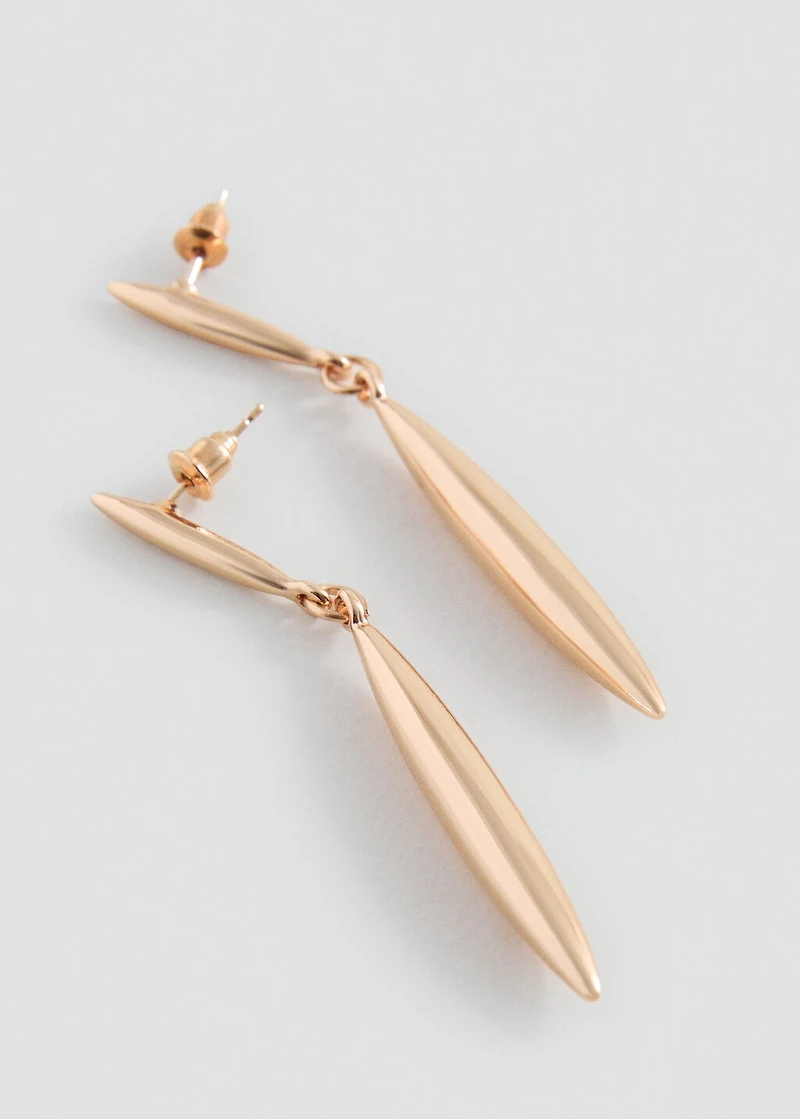 Long drop earrings