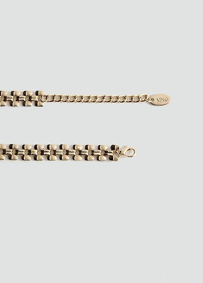 Resin appliqué necklace