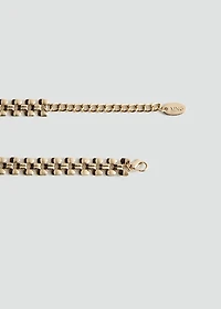 Resin appliqué necklace