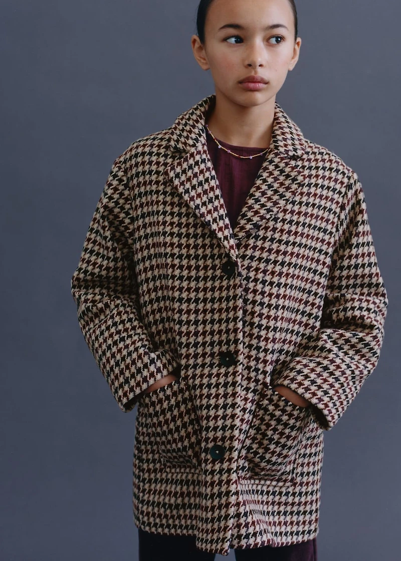 Houndstooth coat