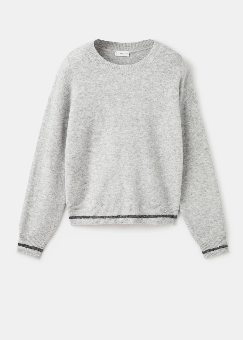 Knit embroidered sweater