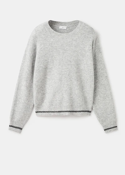 Knit embroidered sweater