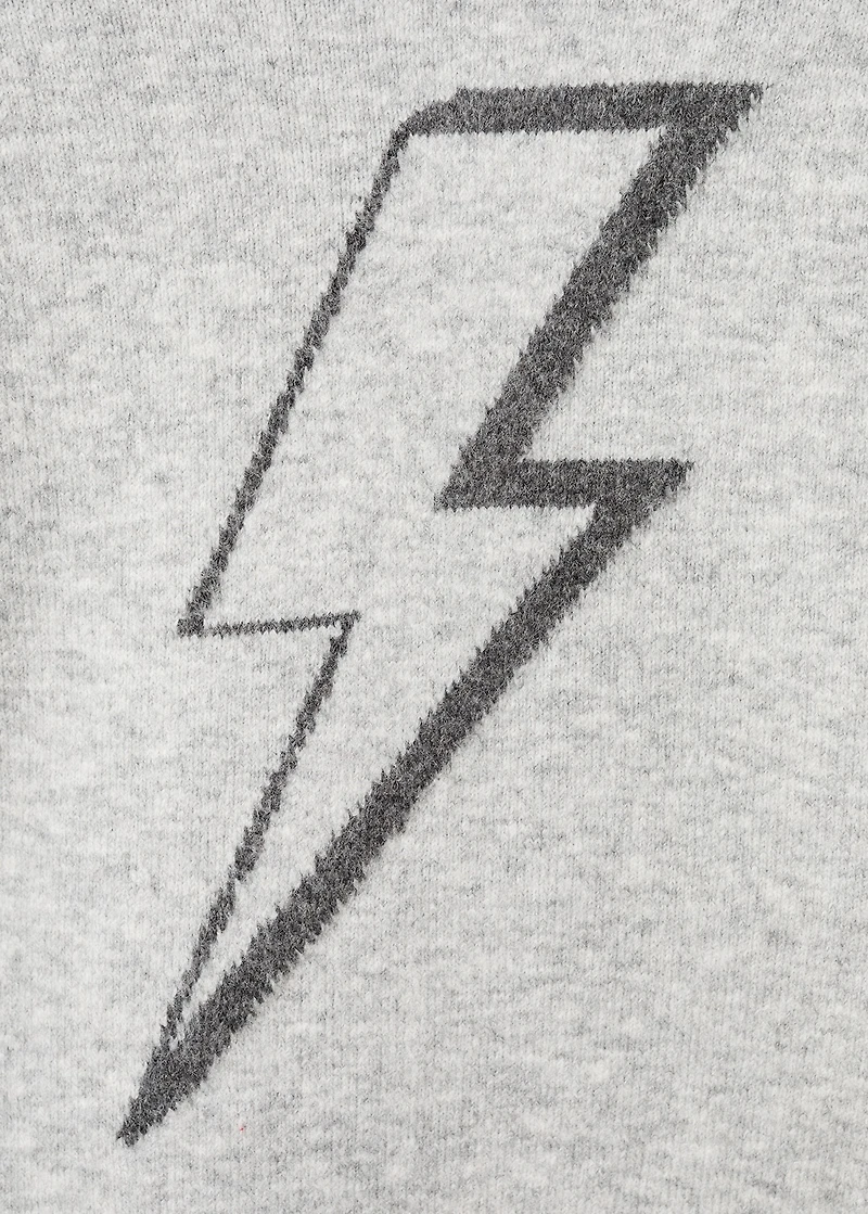 Knit embroidered sweater