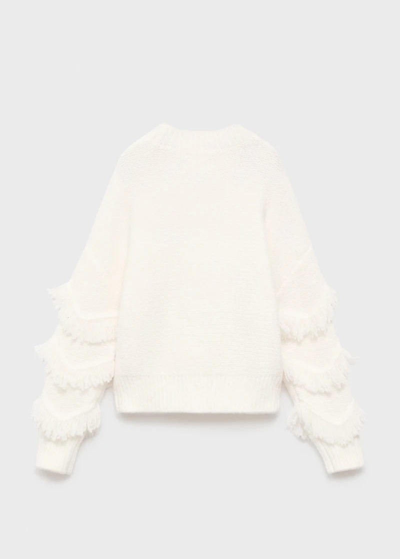 Fringes knit sweater