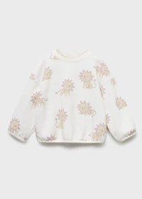 Lion print sweatshirt