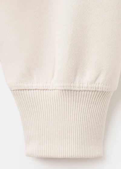 Printed cotton sweatshirt