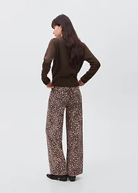 Buttons detail knit sweater