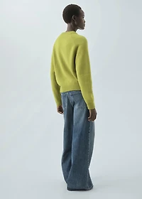 Chunky-knit wool sweater