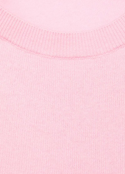 Short-sleeved wool sweater