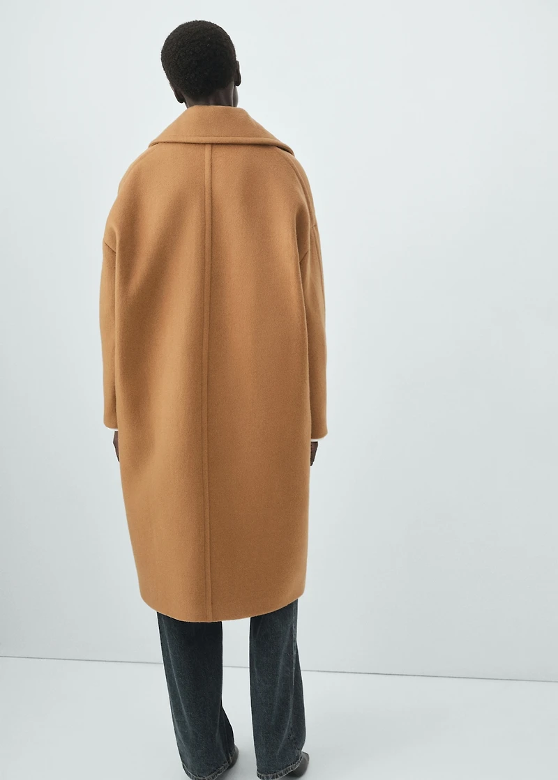 Manteco wool coat with lapels