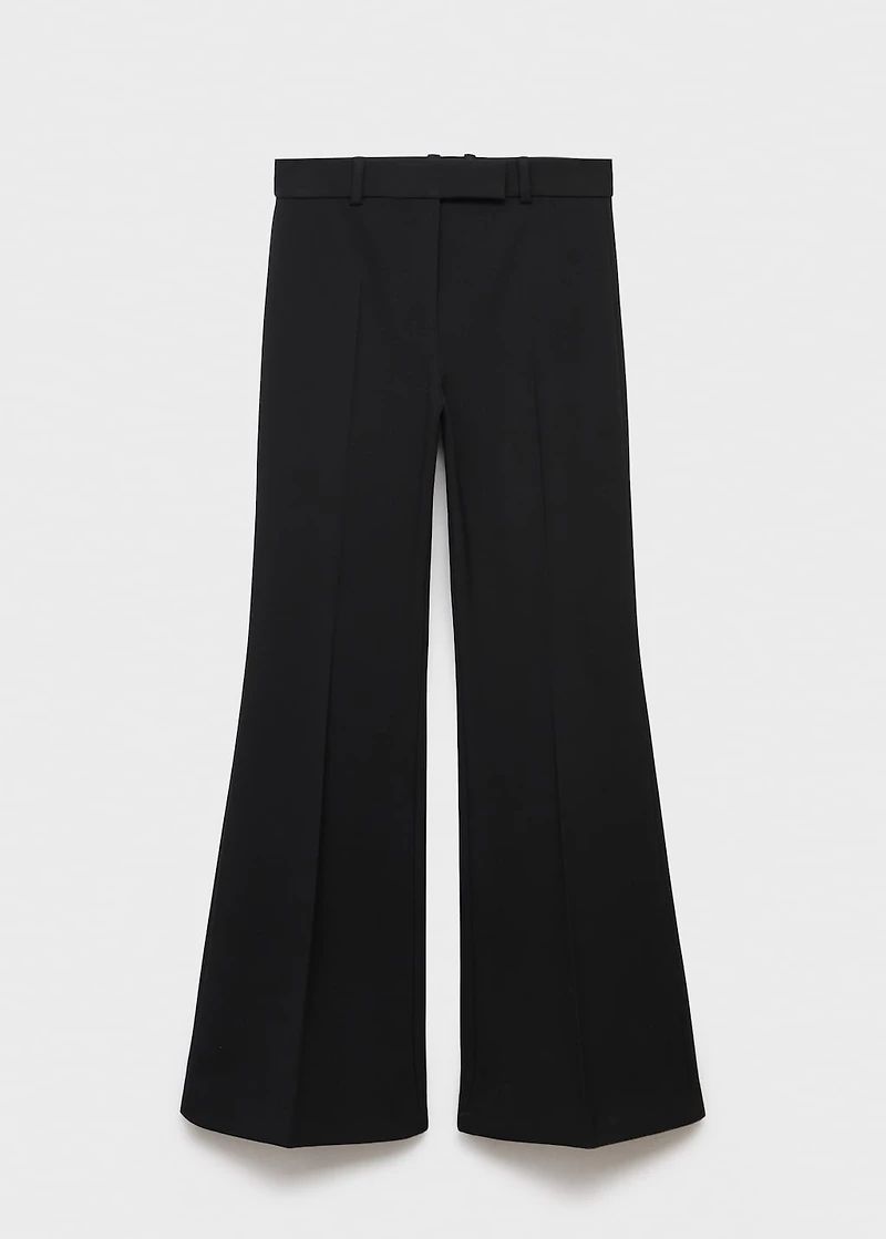Flared suit pants