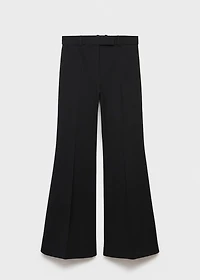 Flared suit pants