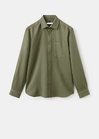 Pocket linen shirt