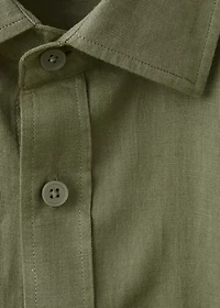 Pocket linen shirt