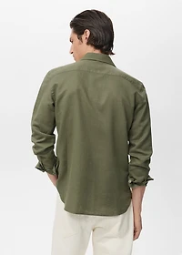 Pocket linen shirt