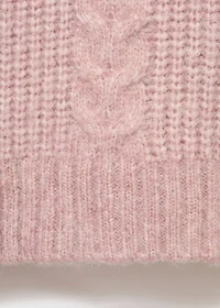 Textured knit sweater