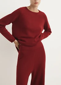 Thick cashmere pants