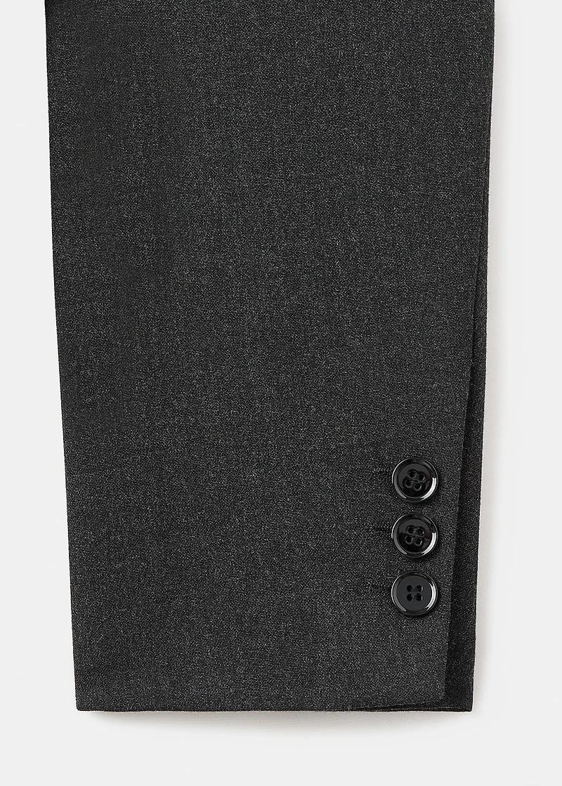 Double-breasted suit blazer