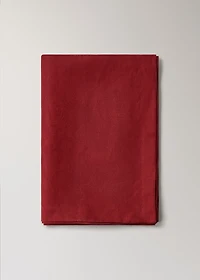 Jacquard linen floral-print tablecloth for 8 to 10 diners