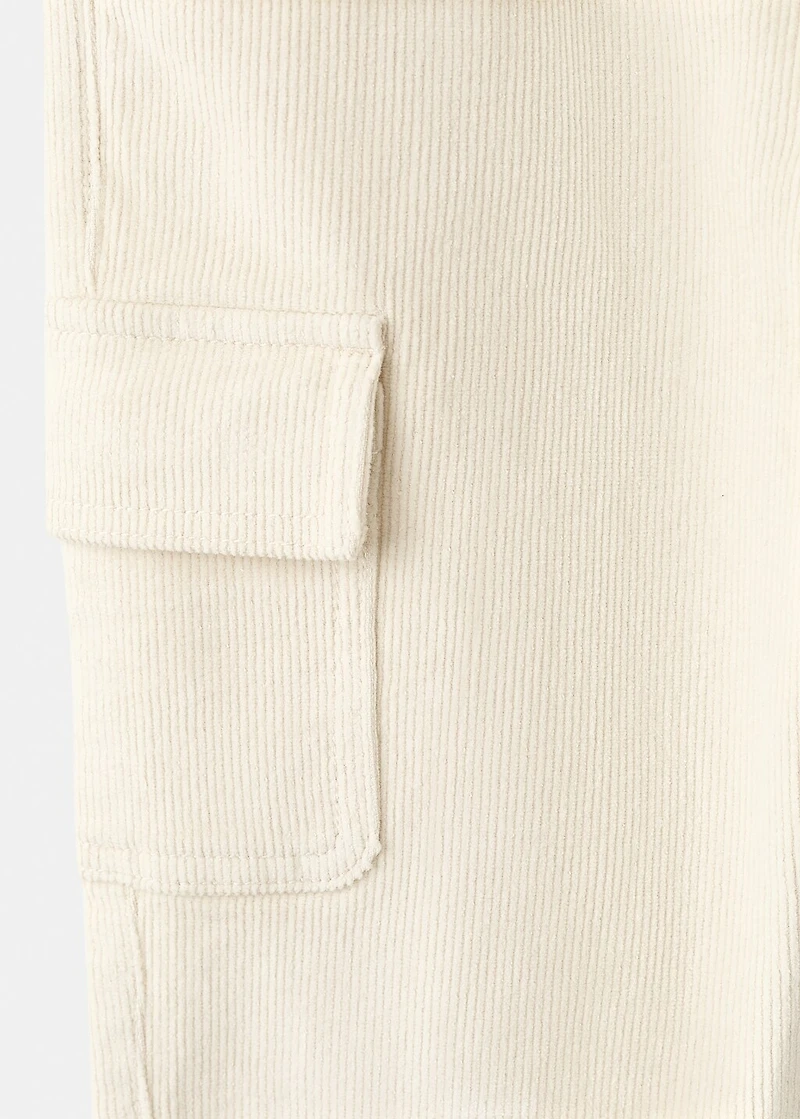 Corduroy cargo pants