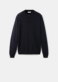 100% extra-fine wool knitted sweater