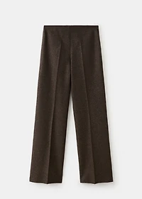 Speckled wool trousers