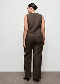 Speckled wool trousers