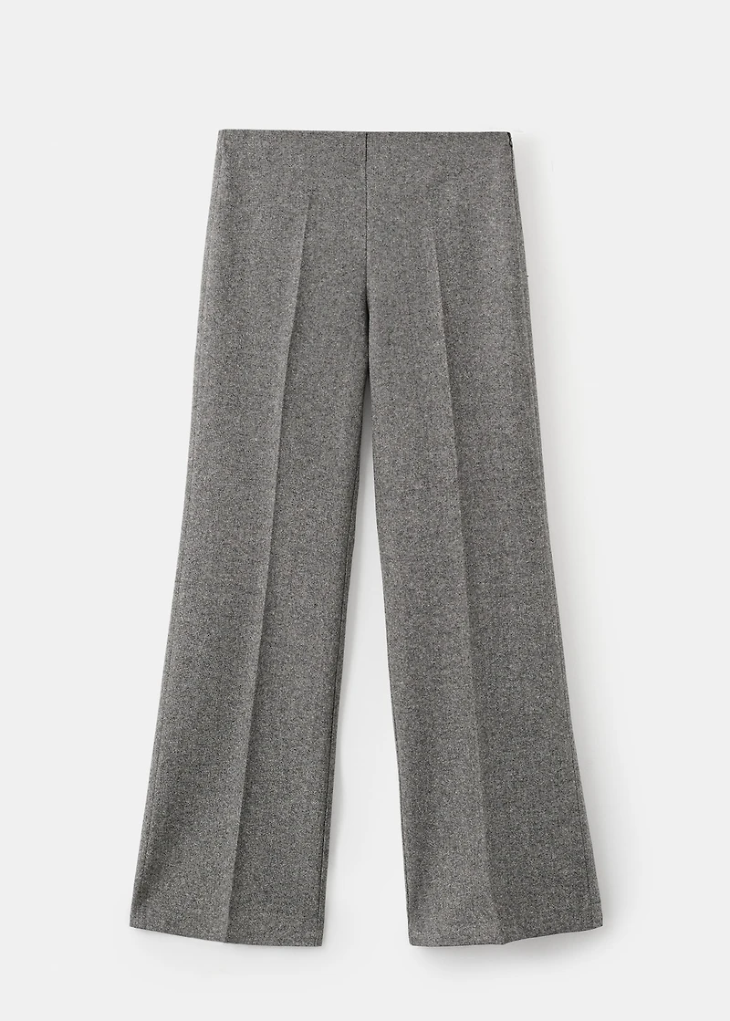 Speckled wool trousers