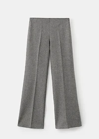Speckled wool trousers