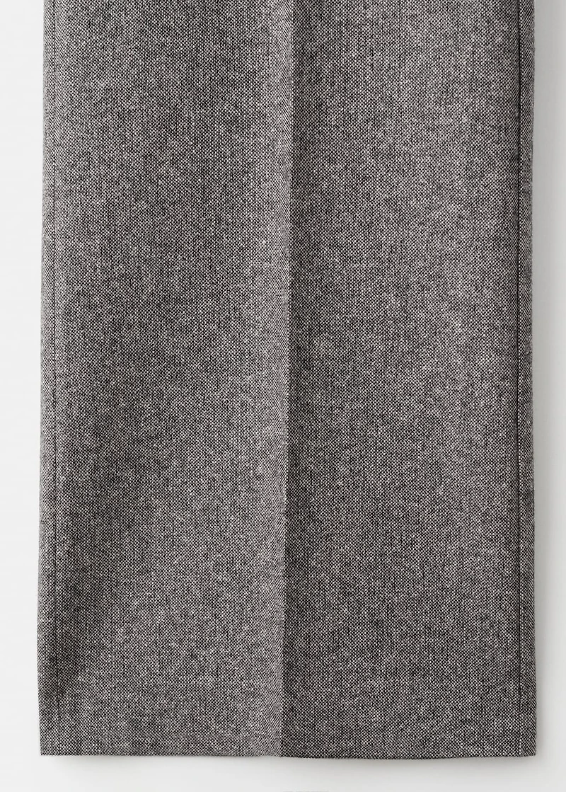 Speckled wool trousers