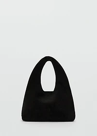 Suede leather mini-bag