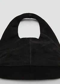 Suede leather mini-bag